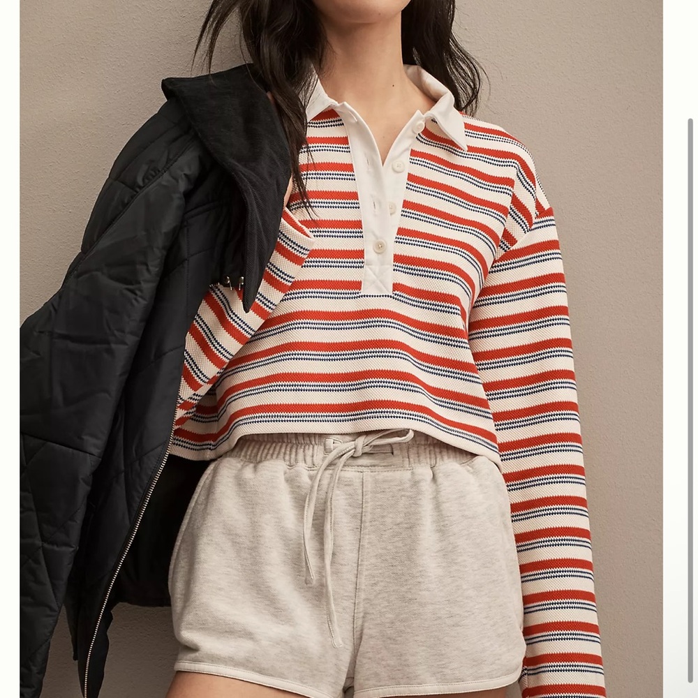 Reformation Anna Rugby Shirt